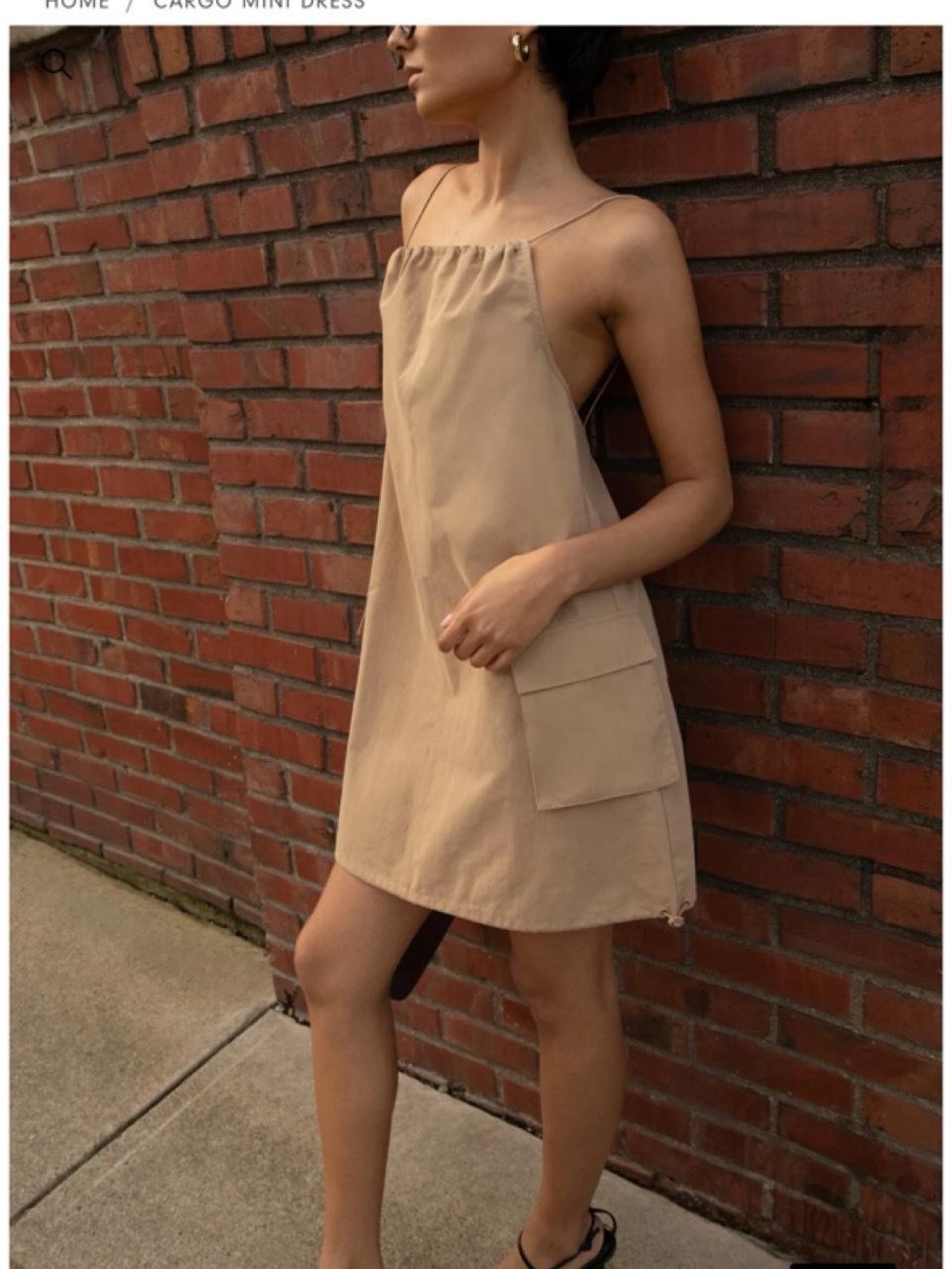 Oak and fort mini cargo  dress